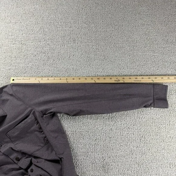 Lululemon Commission Brushed Woven Shirt Brown Men’s Size Small - Picture 6 of 8